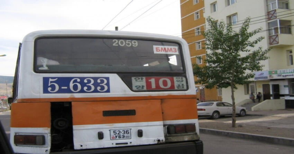 몽골이 한국 중고버스에 적혀있는 한글을 안 지우는 이유