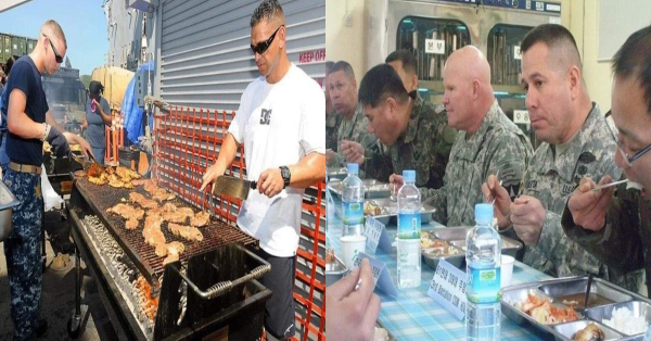 한국 군대 짬밥을 먹은 미군들의 반응